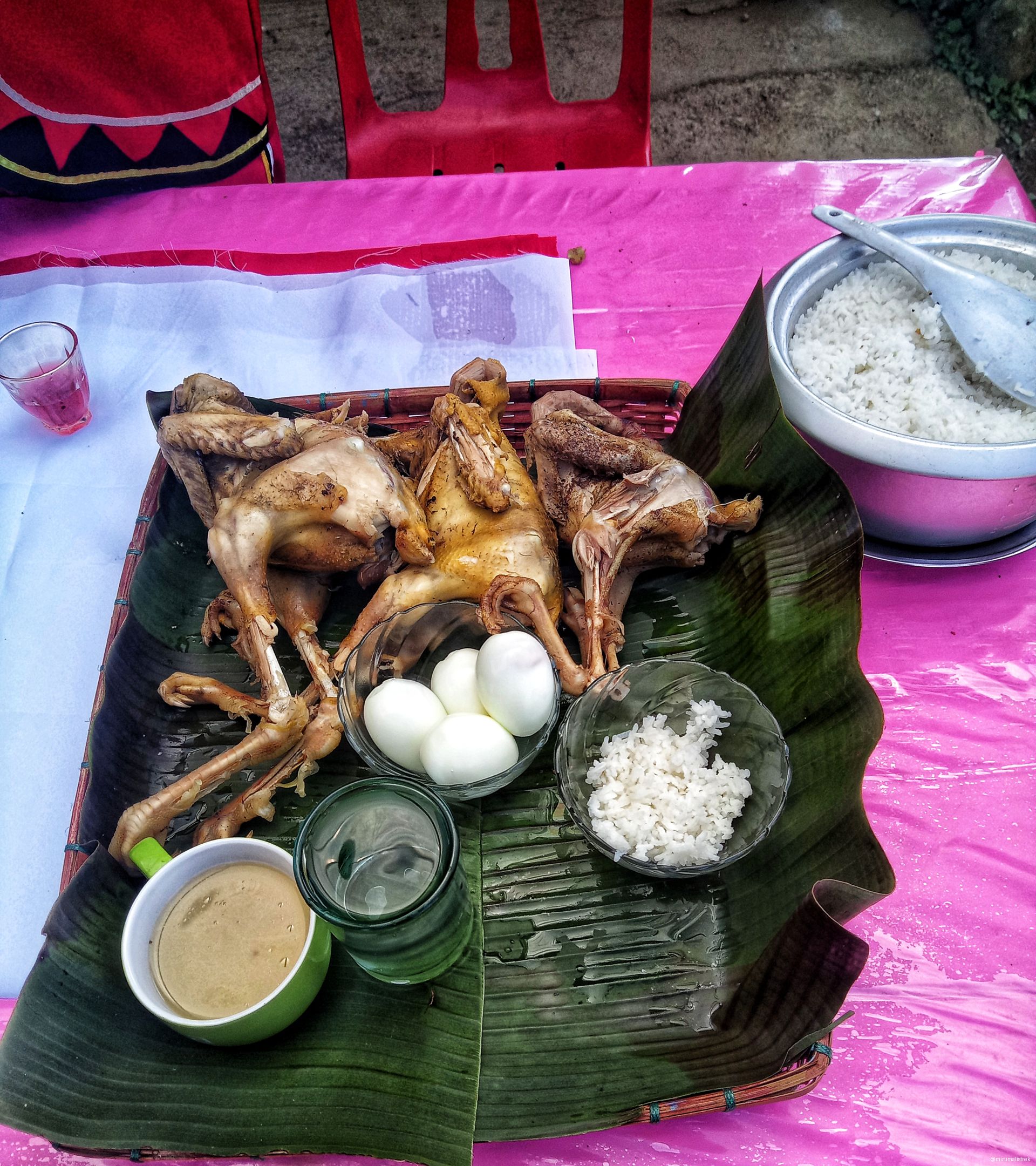 Traditional ritual offering ceremony