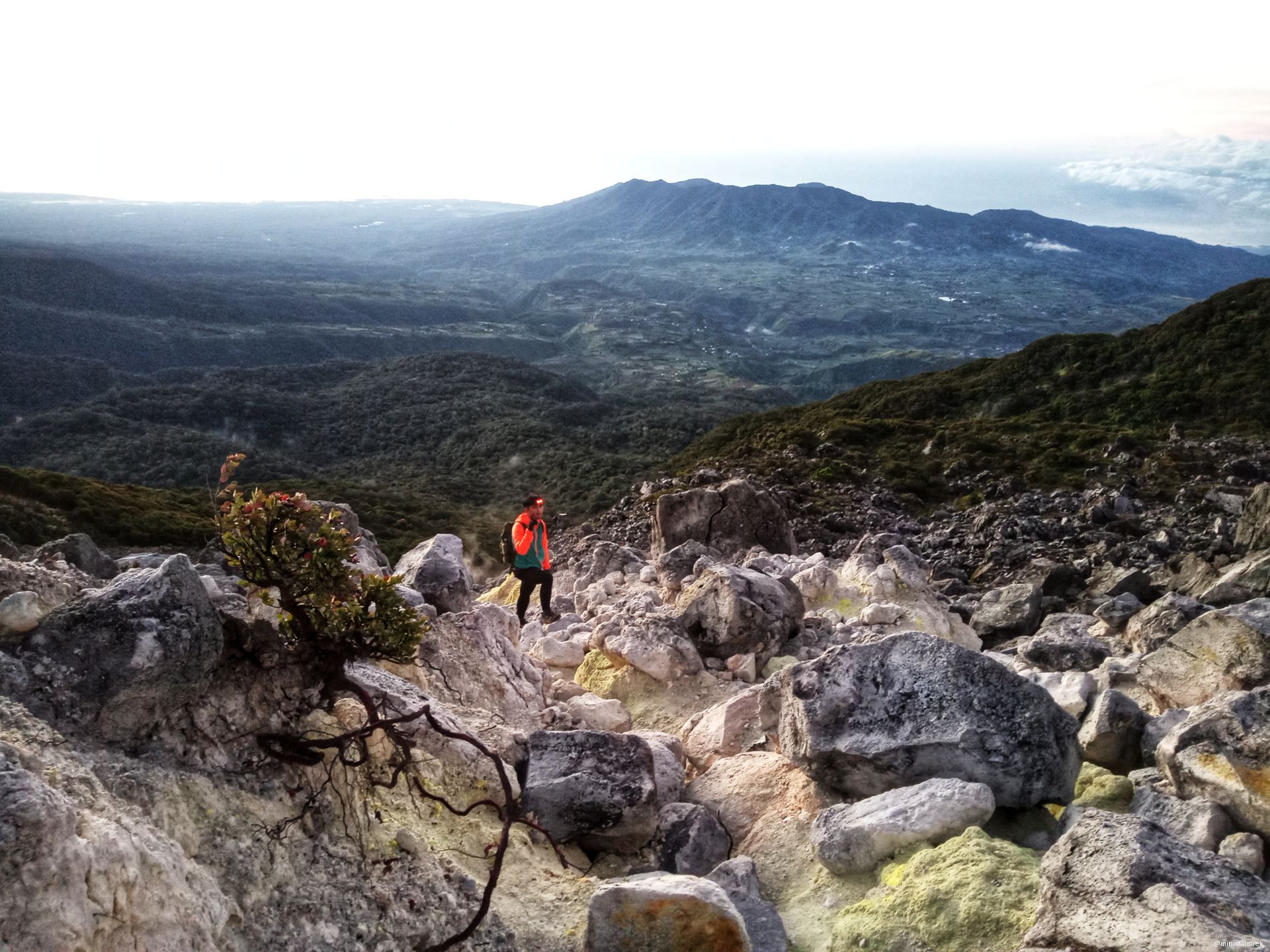 Rugged landscape of Mount Apo